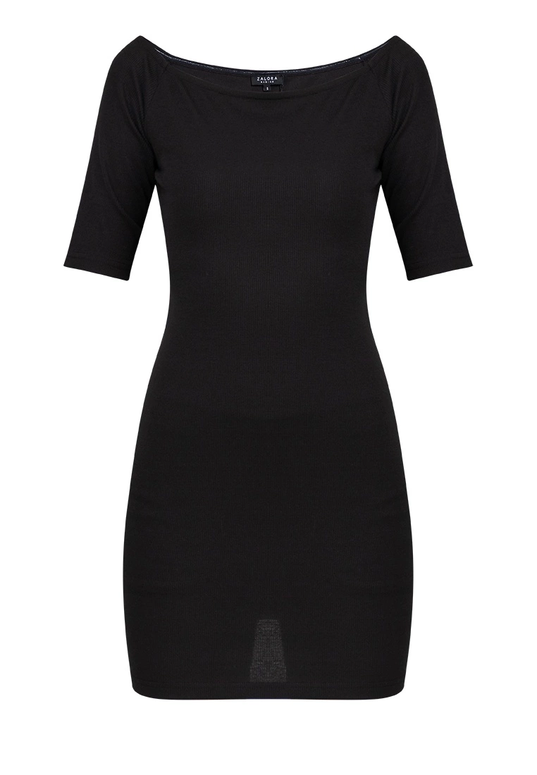 ZALORA BASICS Basic Off Shoulder Bodycon Dress - Billede 5
