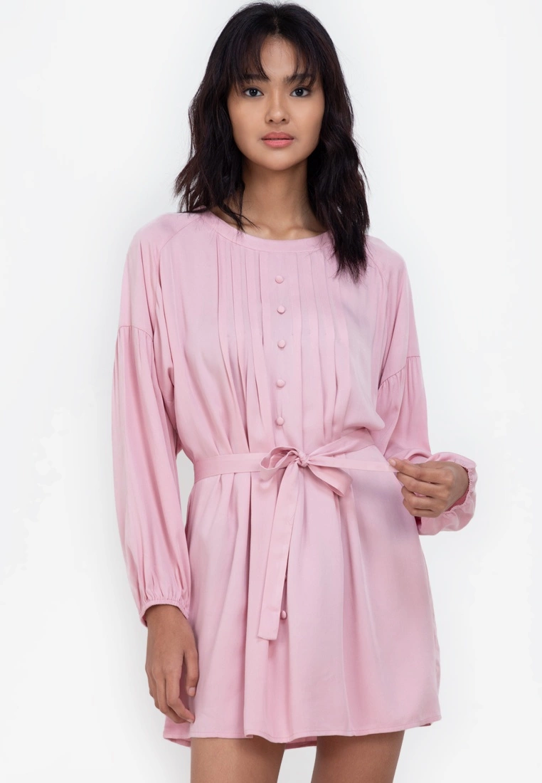 ZALORA BASICS Balloon Sleeve Dress