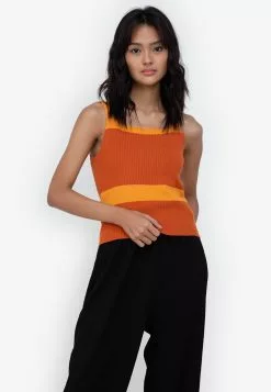ZALORA BASICS Panelled Knit Top