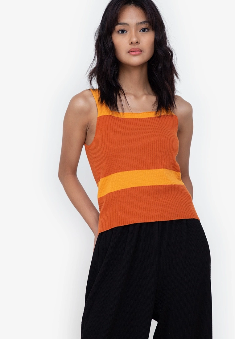 ZALORA BASICS Panelled Knit Top - Billede 3
