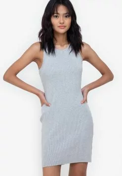 ZALORA BASICS Knitted Bodycon Dress