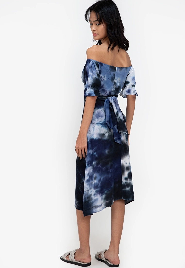 ZALORA BASICS Off Shoulder Sweetheart Midi Dress - Billede 2