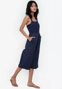 ZALORA BASICS Eyelet Culotte Jumpsuit