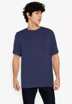 ZALORA BASICS Back Panelled Tee