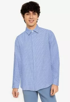ZALORA BASICS Classic Collar Shirt