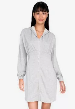 ZALORA BASICS Hooded Bodycon Dress