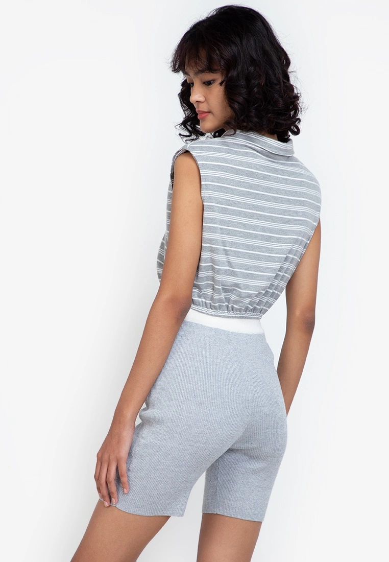 ZALORA BASICS Sleeveless Zip Up Top - Billede 2