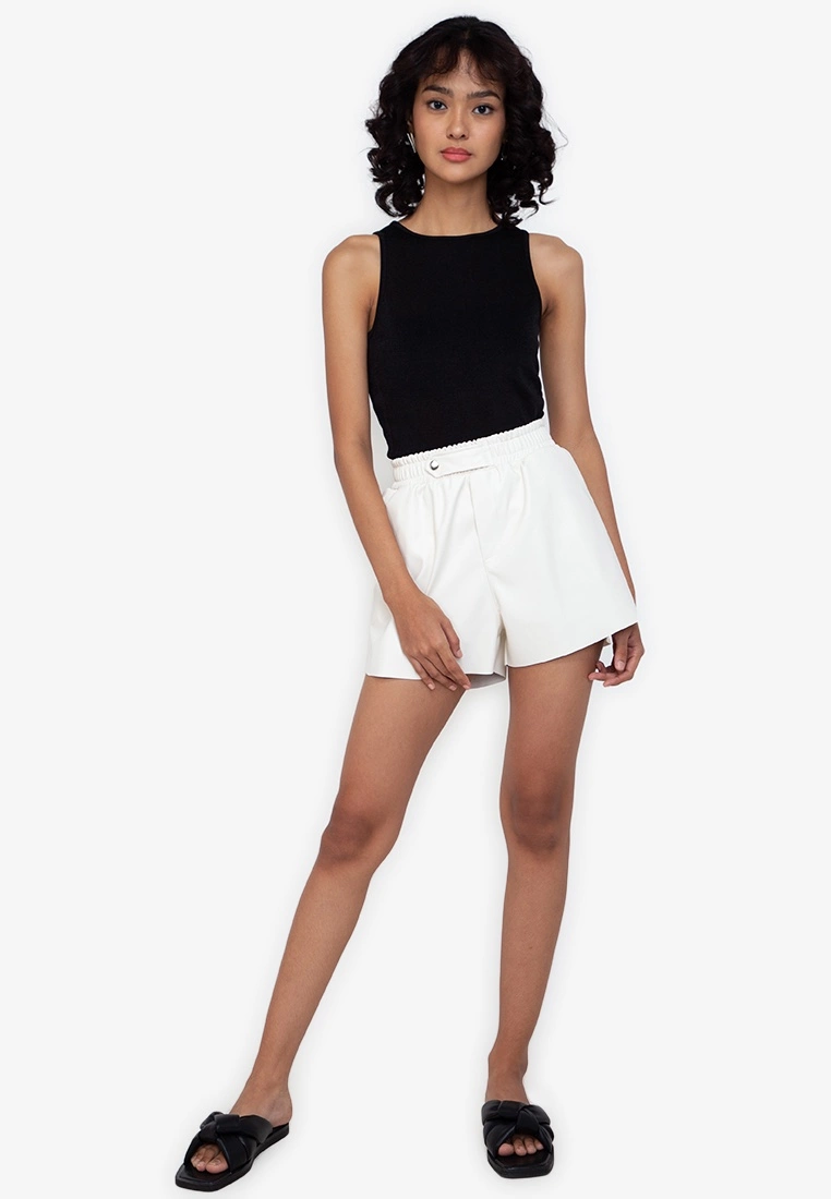 ZALORA BASICS Textured Halter Neck Top - Billede 4