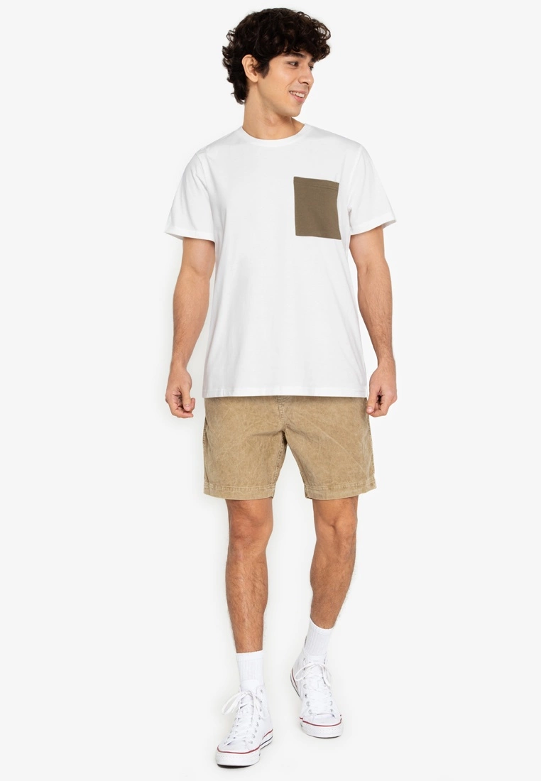 ZALORA BASICS Contrast Pocket T-Shirt - Billede 4