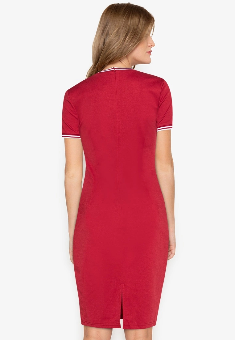 ZALORA BASICS Contrast Trim Bodycon Dress - Billede 2