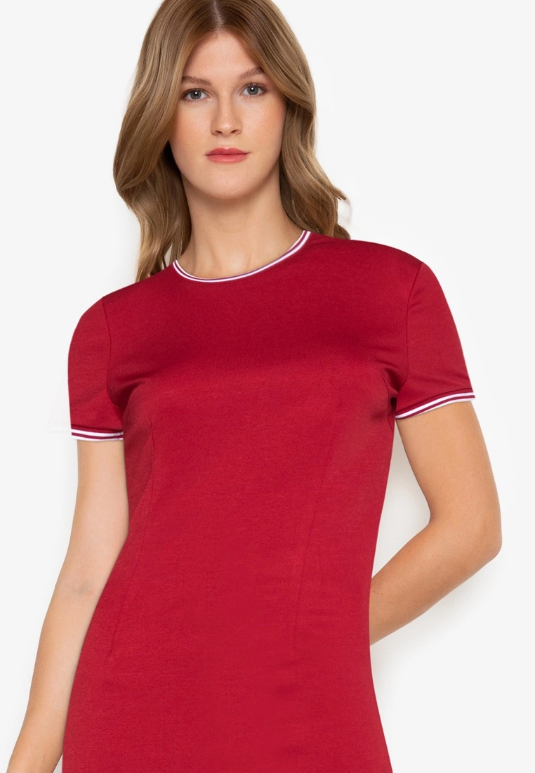 ZALORA BASICS Contrast Trim Bodycon Dress - Billede 3