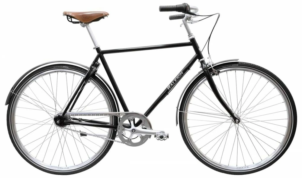Raleigh Tourist Classic Herre 7g Fod/V-bremse Sort